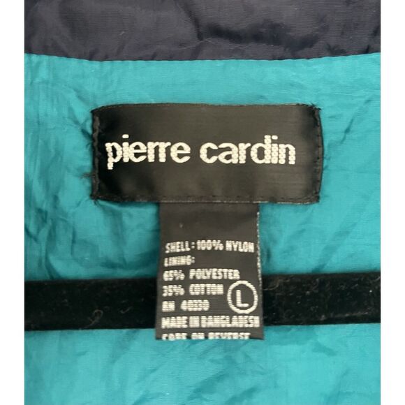 Vintage Pierre Cardin Mens Size Large Jacket Windbreaker Track Full Zip‎ 90s - Picture 6 of 9